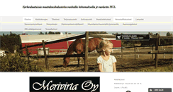 Desktop Screenshot of merivirtaoy.fi